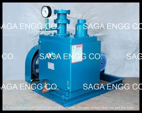 Saga Belt Drive Rotary Vane Pumps Single Stage Vacuum Pump For