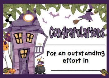 Classroom Awards {Halloween Theme} by Ponder and Possible | TPT