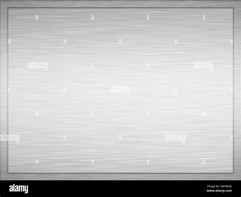 Brushed Metal Plaque Stock Photo Alamy