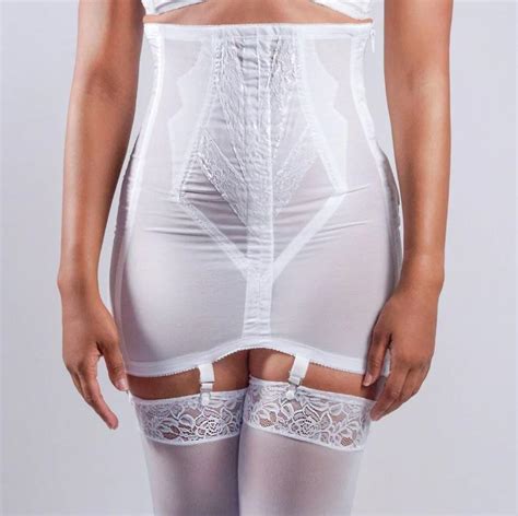 High Waist Open Bottom Panty Girdle Suspenders Rago