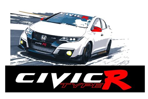 Honda Civic Type R Windshield Banner Decal. - Etsy