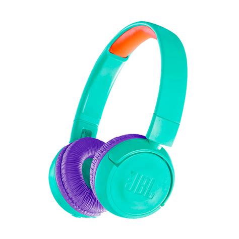 Беспроводные наушники для детей JBL JR 300 BT Tropic Teal ...