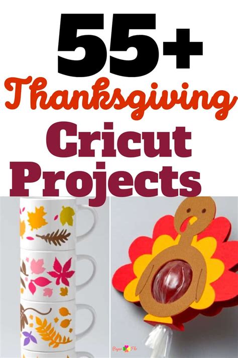 55 Easy Thanksgiving Cricut Crafts For Beginners