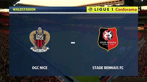 OGC Nice Vs Rennes Ligue 1 24 01 2020 Fifa 20 YouTube