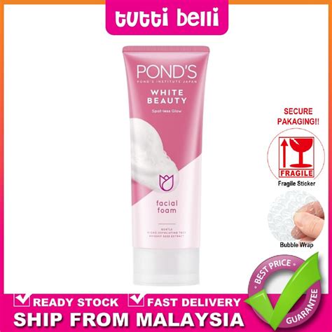 Pond S Bright Beauty Spotless Glow Face Wash Facial Foam Cleanser