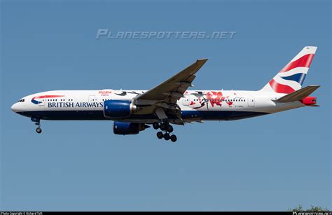 G YMML British Airways Boeing 777 236 ER Photo By Richard Toft ID