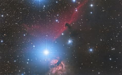 The Horsehead And Flame Nebula In Orion Rspace
