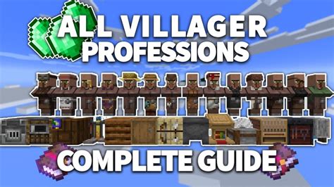 All Villager Professions Complete Guide Minecraft 1 21 2024 YouTube