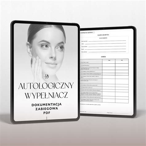 AUTOLOGICZNY WYPEŁNIACZ dokumentacja zabiegowa PDF 15074310944 Allegro pl