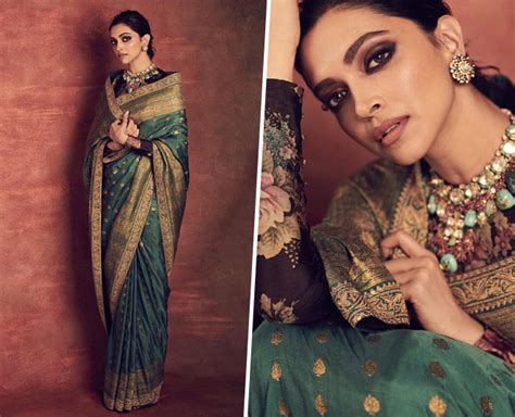 Deepika Padukone Stuns In Another Gorgeous Saree By Sabyasachi Viral