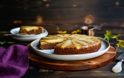 Pear Gingerbread Upside Down Cake Grain Free Nut Free Nourishing Meals®