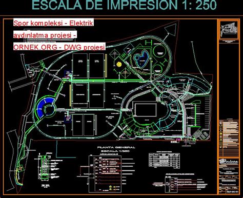 Spor Kompleksi Elektrik Ayd Nlatma Projesi Dwg Projesi Audio Mixer
