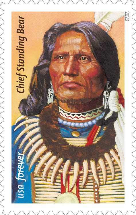 Nebraskas Chief Standing Bear Honored With Nationwide USPS Stamp