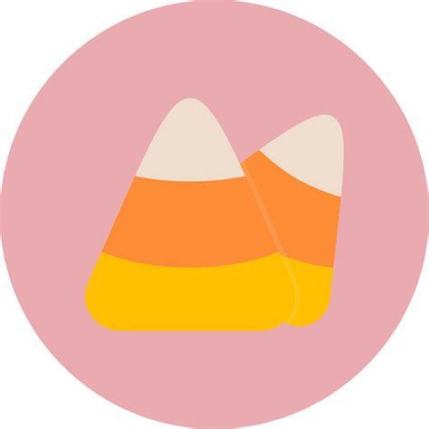 Candy Corn Vector Icon 16524402 Vector Art At Vecteezy