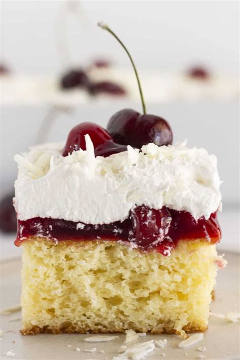 Easy White Forest Cake Recipe - Practically Homemade