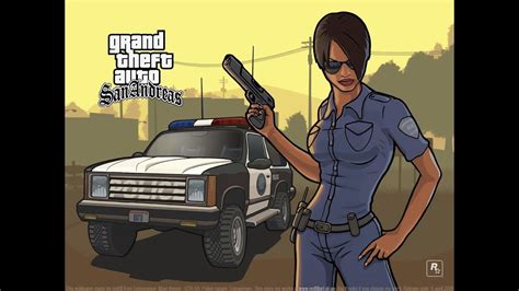 Gta San Andreas Female Cop 1280x720 Wallpaper