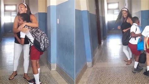 Maestra Cubana Recibe A Sus Alumnos Con Alegr A Todo Cuba