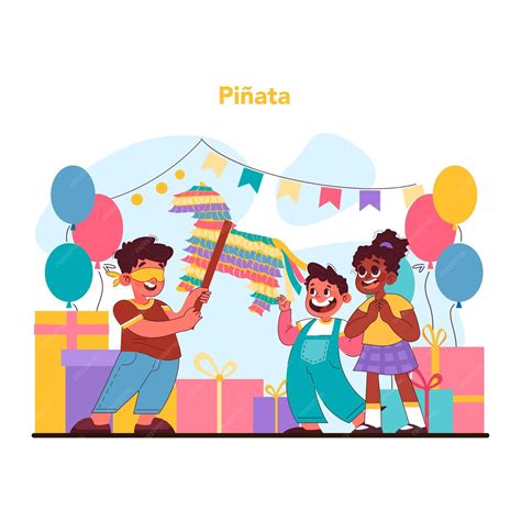 Premium Vector | Child birthday concept kids celebrating birthday ...