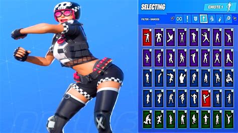 DERBY DYNAMO SKIN SHOWCASE WITH ALL FORTNITE DANCES EMOTES YouTube