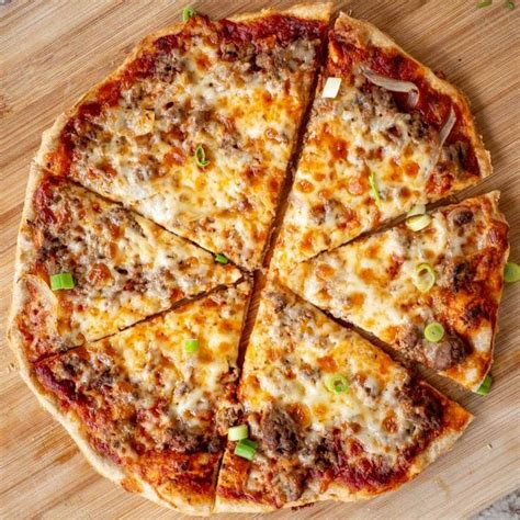 Ground Beef And Onion Pizza The Nessy Kitchen