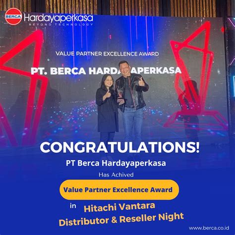 Pt Berca Hardayaperkasa Meraih Penghargaan Sales Excellence Dan Value