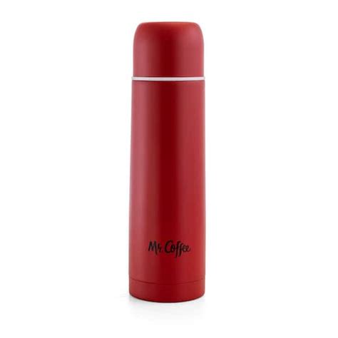 Mr Coffee Javelin Oz Red Stainless Steel Thermal Travel Bottle