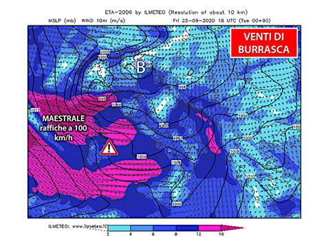 Meteo In Arrivo BURRASCA Simil INVERNALE Sull ITALIA VENTI A 100 Km H