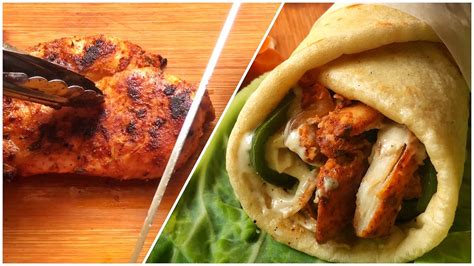 Chicken Shawarma With Tahini Sauce Homemade Chicken Shawarma Recipe Youtube