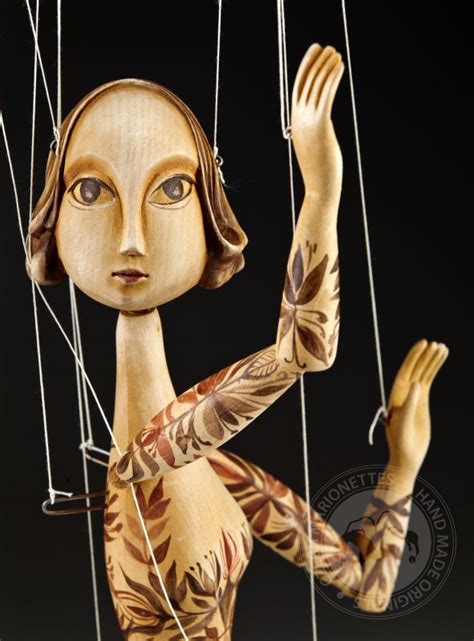 Wooden marionette - Ballerina | Marionettes.cz