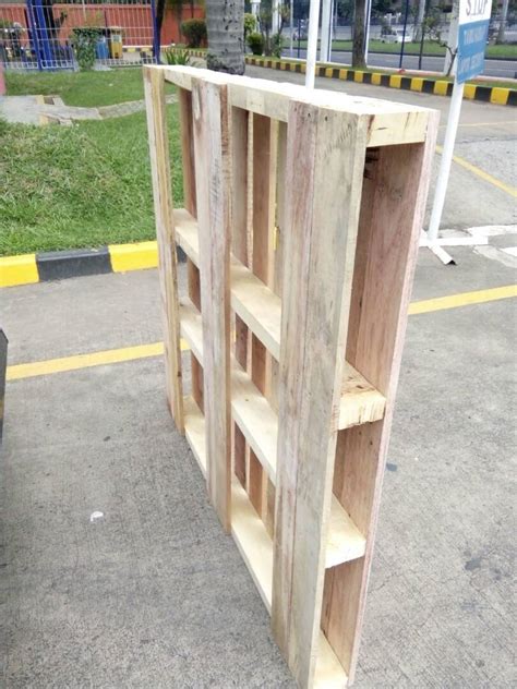 Pallet Kayu Ispm 15 Uk 120 X 100 X 14 Cm Type 2 Way Mitra Indotama