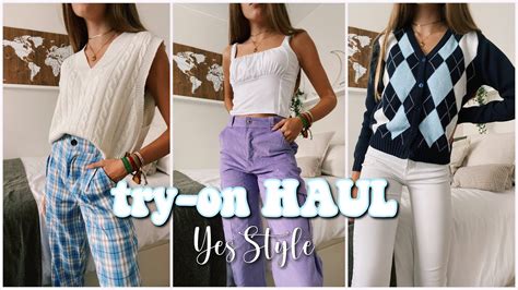 Try On Haul Aesthetic Yesstyle Lucía De Luis Youtube