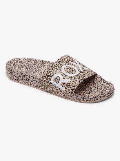 Slippy Printed Slide Sandals Roxy