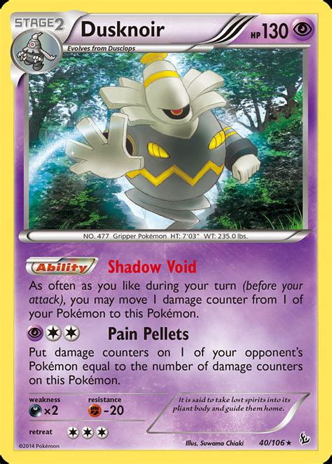 Dusknoir FLF 40 | Pokemon TCG POK Cards