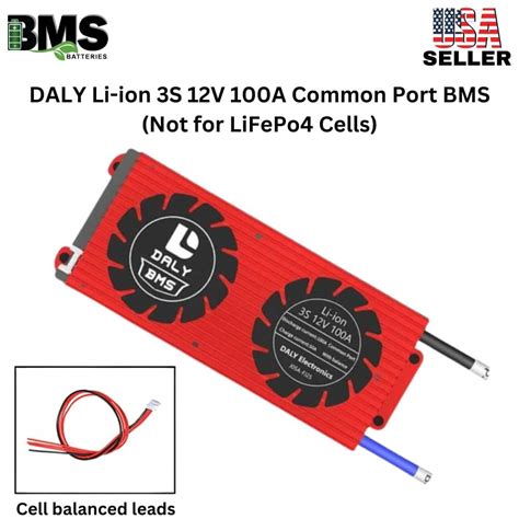 DALY 3S Li Ion 100A Common Port BMS