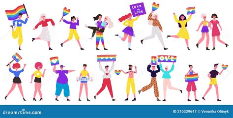 Lgbt Pride Parade Love Parade Lesbian Gay Bisexual And Transgender Community Movement Stock