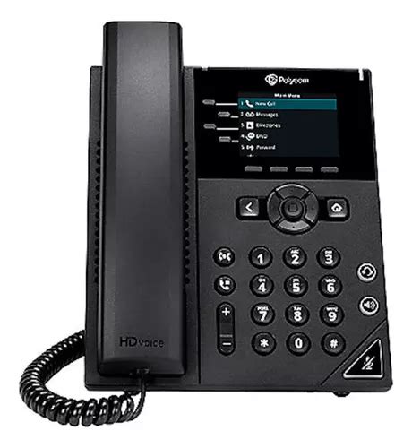 Telefono Ip Polycom Vvx De Lineas Edicion Obi Negro Meses Sin