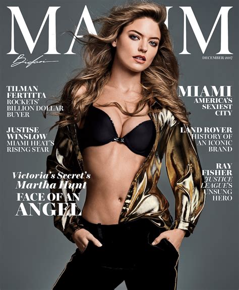 Martha Hunt Is Maxims December Cover Girl Maxim