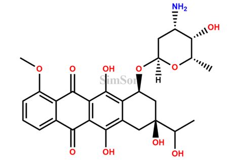 Daunorubicin EP Impurity B | CAS No- 28008-53-9 | Simson Pharma Limited