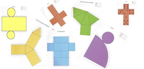 MOLDES DE SÓLIDOS GEOMÉTRICOS PARA MONTAR
