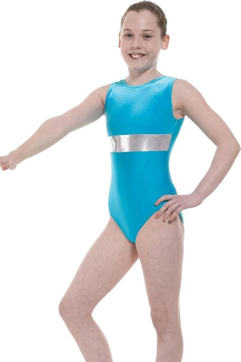 Tappers And Pointers Sleeveless Lycra Velvet Gymnastics Leotard With