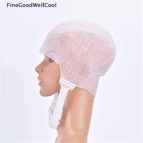 Fwph Silicone Hair Highlights Cap With Reusable Hair Coloring Cap Hair