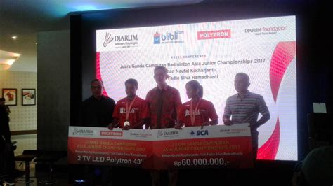 Juara Bulu Tangkis Asia Rehan Fadia Diguyur Bonus Bola Liputan6