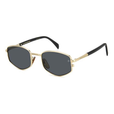 David Beckham Db S Rhl Ir Gold Black Sunglasses Man