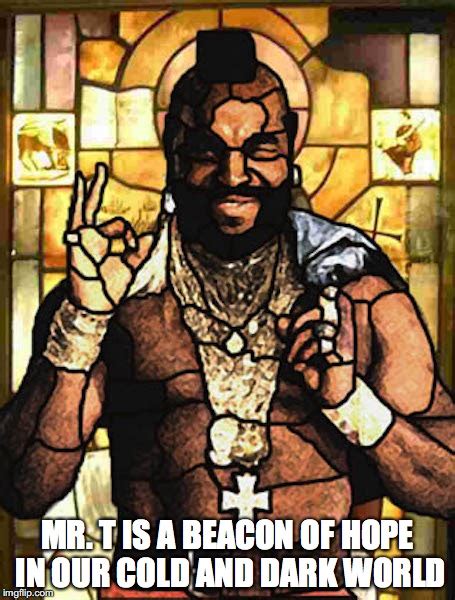 Stained Glass Mr T Imgflip