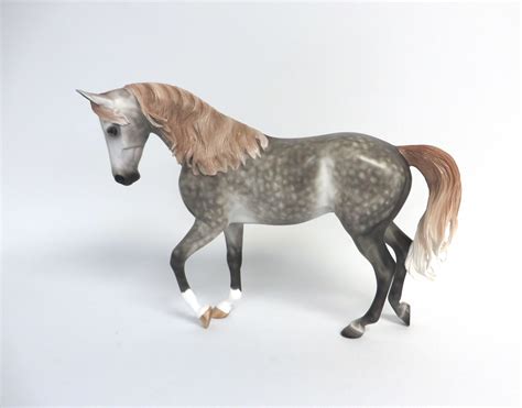 Lazy River Ooak Dapple Grey Thoroughbred Model Horse Ea 19 Stone Horses