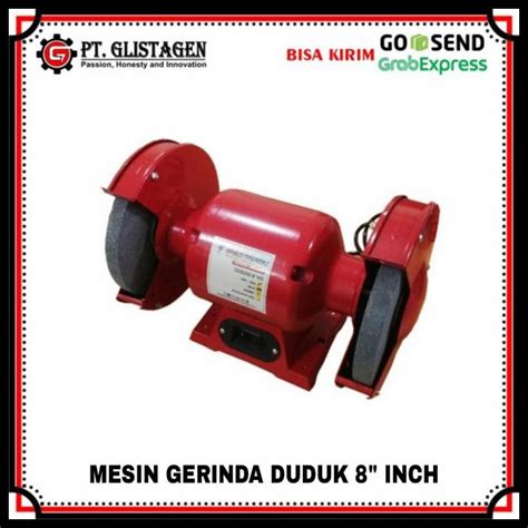 Jual Mesin Gerinda Duduk Gurinda Duduk Bench Grinder 8 Inch Shopee