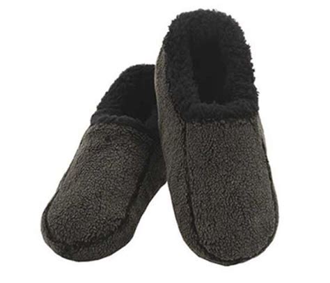 Mens Two Tone Collection Classic Snoozie Slippers