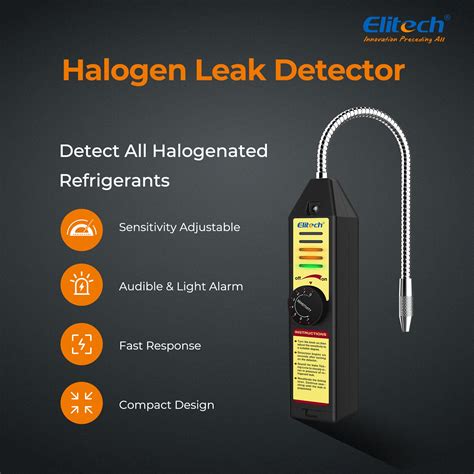 Elitech Wjl S Updated Refrigerant Halogen Leak Detector Hvac Freon