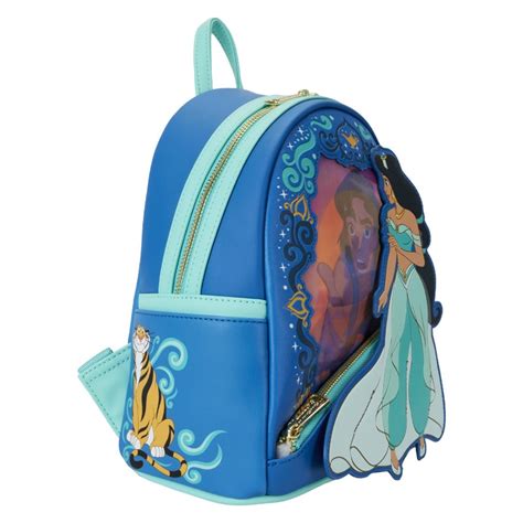 Disney Loungefly Mini Sac A Dos Aladdin Princess Jasmine Lenticular