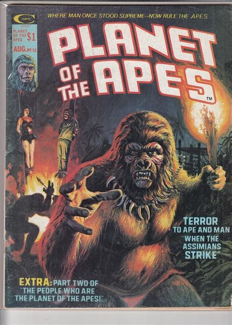 Planet Of The Apes Magazine Vg Fn Collector S Edge Comics